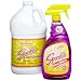 A J Funk & Co 20515 Sparkle Glass Cleaner, Original Purple Formula, 33.8-Ounce Spray Bottle and 1-Gallon Refill Bottle Combo Pack (Case of 4 Combo Packs)