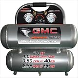 GMC Power Equipment SYCLONE 4610A GMC SYCLONE 4610A Ultra Quiet & Oil-Free Air Compressor (Twin Aluminum Tank)