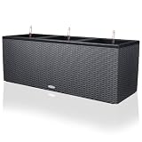Lechuza Trio Cottage 30 Self Watering Planter - Granite