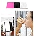 Luckybird 3-folder MakeUp Mirror with Led Light, Travel Mirror,mirror with lights-Black（battery included）
