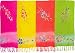 Hand-painted Flower Sarong with Bands Near Fringe
