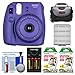 Fujifilm Instax Mini 8 Instant Film Camera (Grape) with 40 Instant Film + Case + Batteries & Charger + Kit
