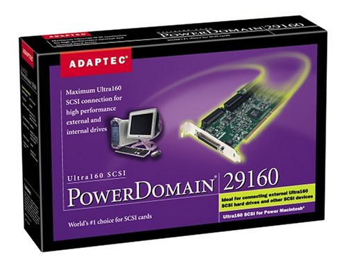 Adaptec APD-29160 Mac Kit Controller PCI-64Bit U-160 SCSI 15Dev