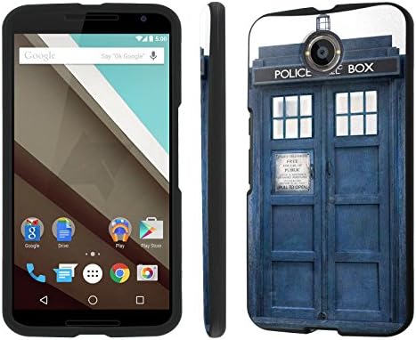 NakedShield Nexus 6 (Blue Phone Box) Total Hard Armor LifeStyle Phone Case