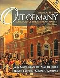 Out of Many: A History of the American People, Volume A: To 1850 (3rd Edition) image