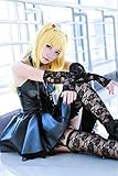 【HALLE】コスプレ衣装＋ウィッグ　 コスチューム DEATH NOTE デスノート 弥海砂（あまね ミサ、Misa Amane）風　なりきり　パーティー　イベント仮装　クリスマス　ハロウィン (女性Lサイズ)