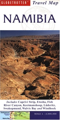 City Travel Guides Discounted  Books : Namibia ~ Globetrotter (Road Map)