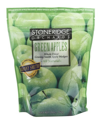 Stoneridge Orchards Whole Dried Green Apples, 20-Ounce Pouches (Pack of 2) by Stoneridge Orchards
