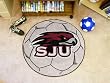Saint Joseph's Hawks 29" Round Soccer Ball Floor Mat (Rug)