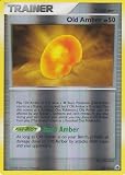 Pokemon Diamond and Pearl Majestic Dawn Uncommon Reverse Holofoil Card- Old Amber (Trainer) #84