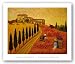 Village Landscape by Lowell Herrero 7"x5" Art Print Poster