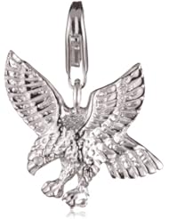 VINANI brand Germany 925 Sterling Silver Charm Pendant Hunting Eagle shiny HAD
