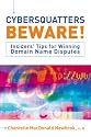 Cybersquatters Beware!: Insiders' Tips on Winning Domain Name Disputes