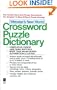 Webster'S New World Crossword Puzzle Dictionary: Third Edition