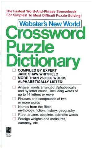  : Crossword Puzzle Dictionary