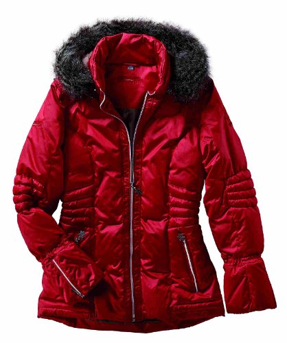 Northland Damen Daunenjacke Long Sleeve Tani, red, 42, 02-04591