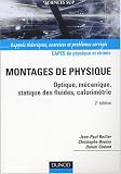 Capes de physique et chimie : Montages de physique - Optique, m�canique