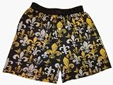 Fleur De Lis Boxer, Black , Small