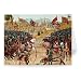 Fr 2643 f.312v Battle of Najera, 1367, from.. - Greeting Card (Pack of 2) - 7x5 inch - Art247 - Standard Size - Pack Of 2