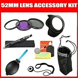 IMAGE OF Filter kit and Lens Hood + Lens Pouch + Lens Care Package For Nikon 18-55mm VR Nikon Lenses