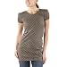 Juniors’ Xhilaration® Puff-Sleeve Polka Dot Tunic Tee - Brown/Blue