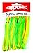 Boone Big Game Trolling Skirt (Pack of 10), Chartreuse Green Orange Stripe, 4 1/4-Inch