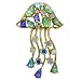 Jewelry : Gold Plated Jellyfish Animal Pin Brooch