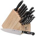 J.A. Henckels Twin Gourmet 18-Piece Block Set with Instructional Knife Skills Video