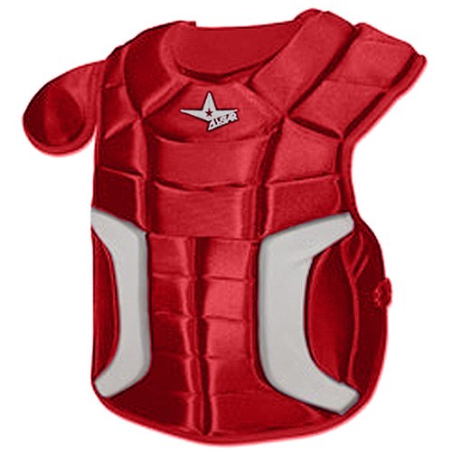ALL-STAR Player Series Baseball Chest Protectors SCARLET AGE 12-16 (15 1/2 LENGTH)