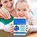 Eflar Code Electronic Money Bank,Mini ATM Coin Saving Banks,Coin Saving Boxes,Toys Gifts Birthday Gifts ATM Bank for Kids - Blue