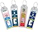 Cruise Luggage Tag Holder Zip Seal & Steel - Royal Caribbean & Celebrity Cruise