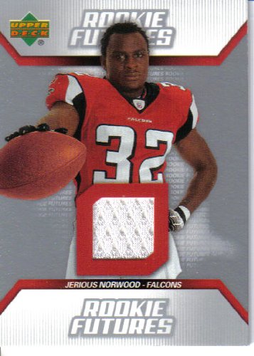 2006 Upper Deck / Rookie Futures Jersey RF-JN Jerious Norwood Eagles (Rookie Insert - Piece of Authentic Player -Worn Jersey - Football Cards)