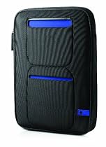 HP Tablet Sleeve - Black with Blue Trim