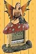 princess fairy statue alarm clock medieval sculpture