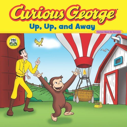 curious george balloons:Curious George Up, Up, and Away (CGTV 8x8) (Curious George Green Light Reader - Level 1 (Quality)) Images
