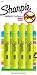 Sharpie Accent Tank-Style Highlighters, 4 Fluorescent Yellow Highlighters (25164PP)