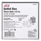 Ace 2 Gang Weatherproof Outlet Box (3014560)