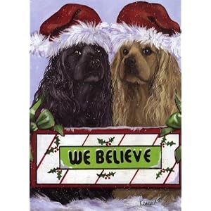 Cocker Spaniel Christmas Greeting Cards