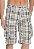 Nautica Jeans Mens 13 inch Cotton Poplin Plaid Shorts