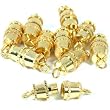 10 Gold Plated Barrel Clasps Necklace Bracelet Parts
