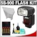 Nikon SB-900 Speedlight Flash + AA Batteries with Charger + Bounce Flash Reflector + Accessory Kit for Nikon D5000, D3000, D700, D300s, D300, D200, D90, D80, D60 & D40 Digital SLR Cameras