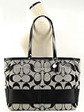 Coach Hamptons Stripe Baby Diaper Multifunction Bag Tote 13803 Black White