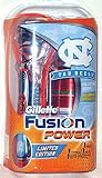 NC Tarheels Gillette Fusion Power Collectible Razor w/Hydra Gel