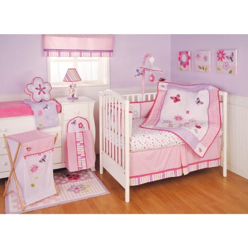Ruby Garden - 6 Piece Crib Set