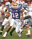 Chris Leak Autographed Florida Gators National Championship action 8x10 Photo