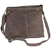 Maxam&reg; Genuine Suede Leather Shoulder Bag