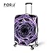 FOR U DESIGNS 18/20/24/28 Inch Stylish Spandex Outdoor Travel Luggage Cover