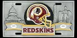 Washington Redskins 3D License Plate