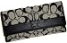 Women's Coach Wallet Soh Plt Signature Checkbook Available in Brown or Black