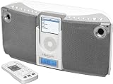 Emerson iTone Portable Audio System for iPods (White)